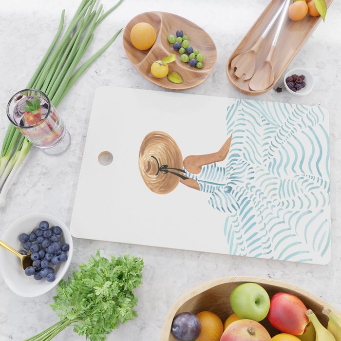 Madame Fleur II Cutting Board Gallery Image 2
