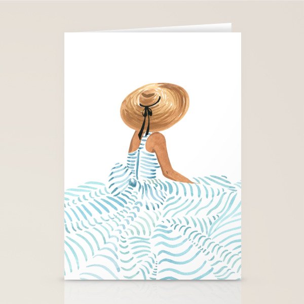 Madame Fleur II Stationery Card Gallery Image 2