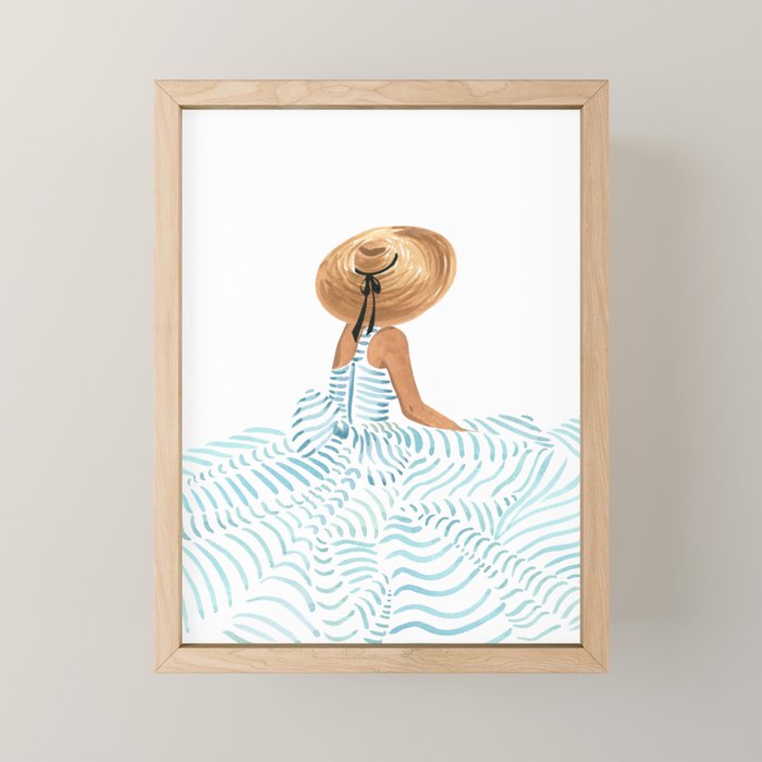 Madame Fleur II Mini Art Print Gallery Image 1