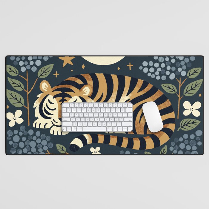Slumbering Tiger Desk Mat Gallery Image 1