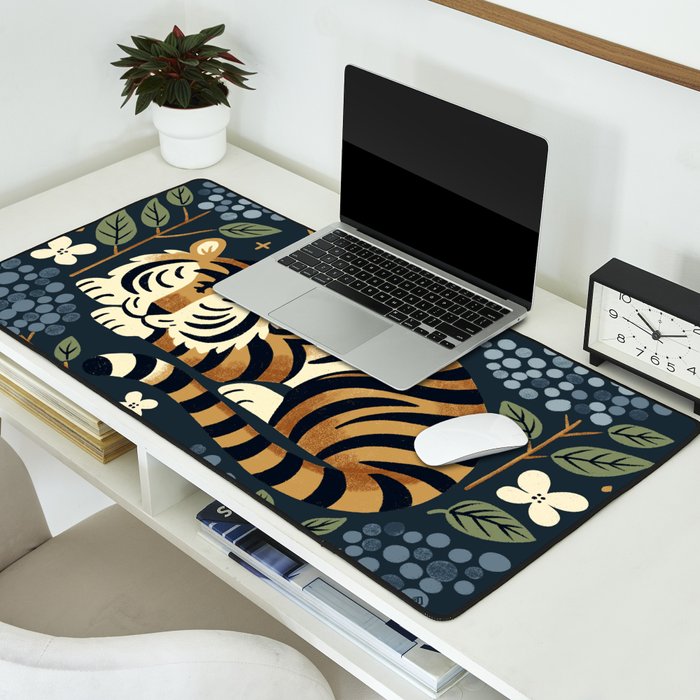 Slumbering Tiger Desk Mat Gallery Image 2