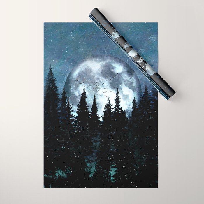 Full Moon II Wrapping Paper Gallery Image 1