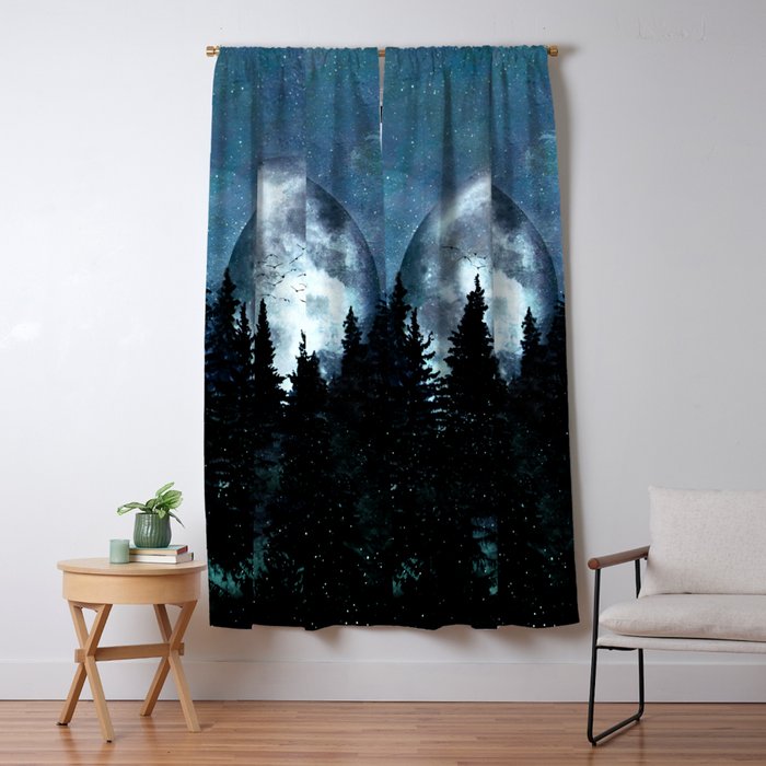Full Moon II Window Curtain Gallery Image 5