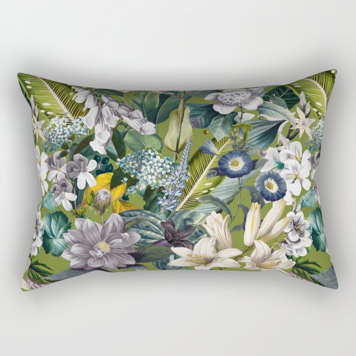 Chintzy Florals  Rectangular Pillow Gallery Image 2