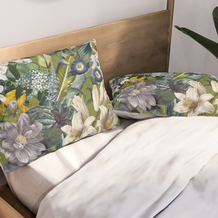 Chintzy Florals  Pillow Sham Gallery Image 2