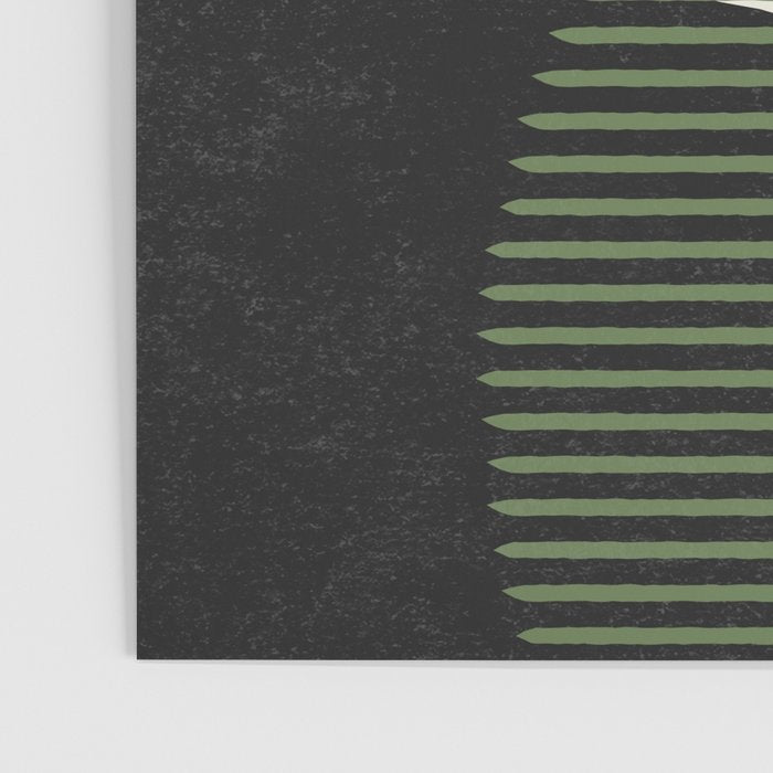 Lines Color Shapes - Blue Green Black Poster Gallery Image 3