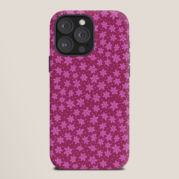 Pretty in Pink Winter Snowflakes iPhone Case Gallery Image 12