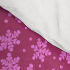 Pretty in Pink Winter Snowflakes Comforter Gallery Image 4