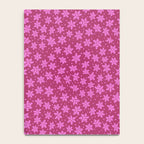 Pretty in Pink Winter Snowflakes Notebook Gallery Image 4