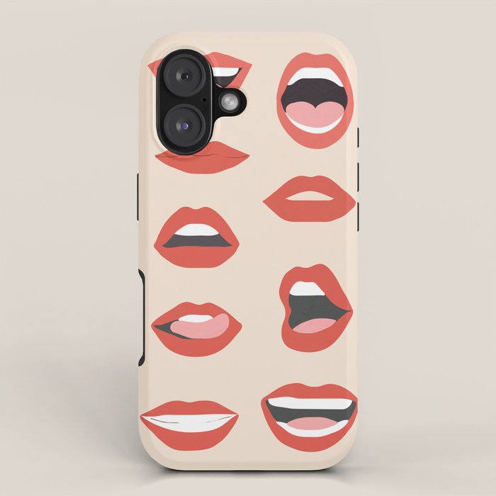 Lips III iPhone Case Gallery Image 1