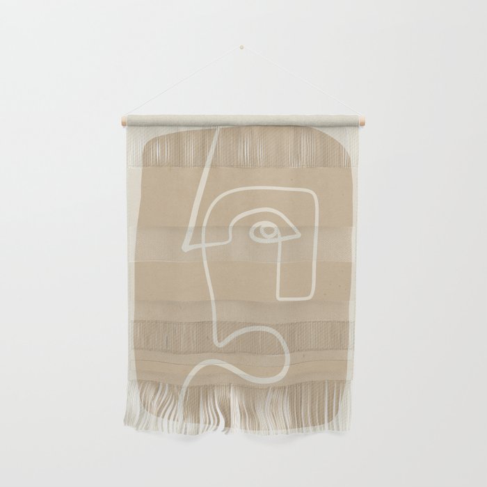 Abstract line art / Face 7 Wall Hanging Gallery Image 1