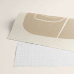 Abstract line art / Face 7 Wrapping Paper Gallery Image 2