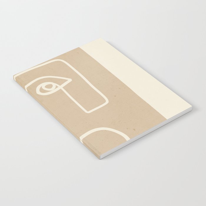 Abstract line art / Face 7 Notebook Gallery Image 2