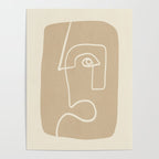 Abstract line art / Face 7 Poster Gallery Image 4