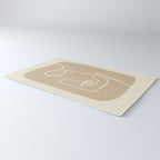 Abstract line art / Face 7 Rug Gallery Image 3