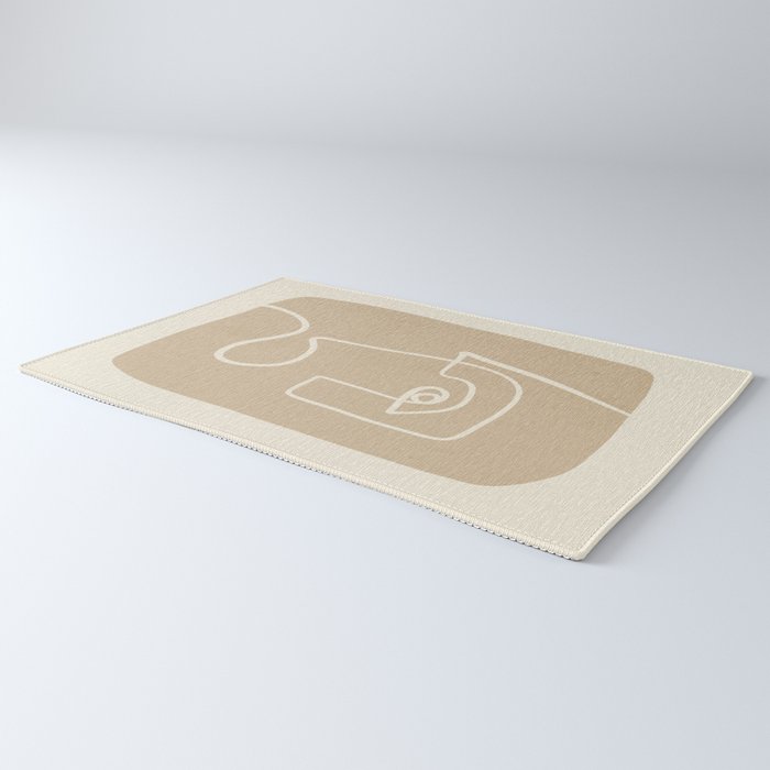 Abstract line art / Face 7 Rug Gallery Image 3