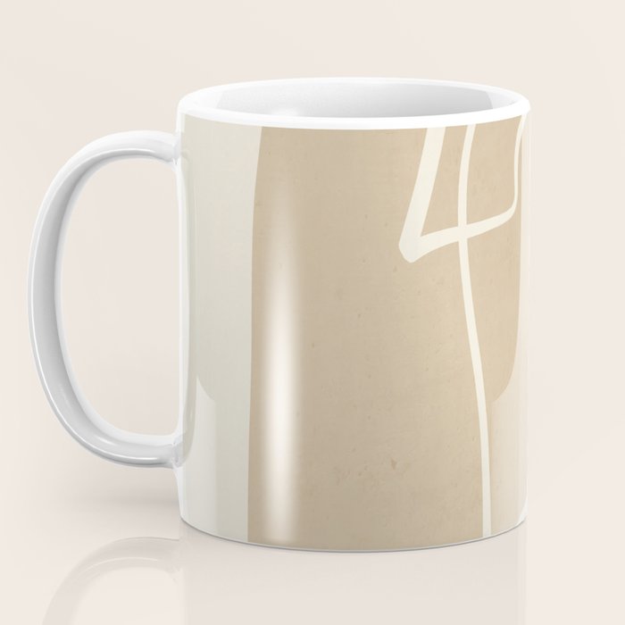 Abstract line art / Face 7 Coffee Mug Gallery Image 3