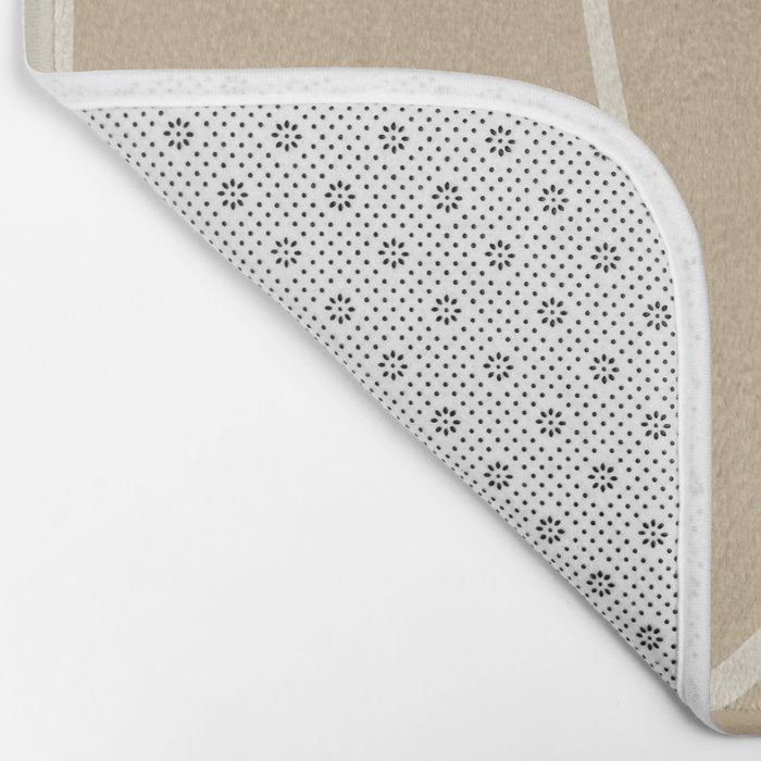 Abstract line art / Face 7 Bath Mat Gallery Image 2