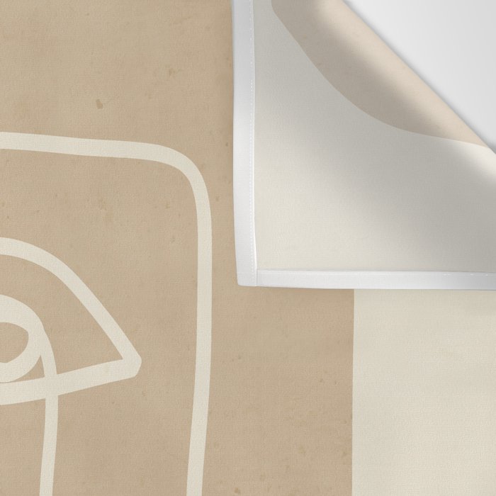 Abstract line art / Face 7 Wall Tapestry Gallery Image 3