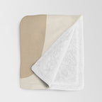 Abstract line art / Face 7 Throw Blanket Gallery Image 3