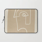 Abstract line art / Face 7 Laptop Sleeve Gallery Image 1