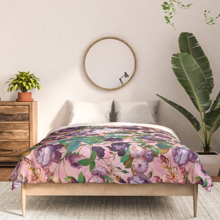 Rose Pink Garden Comforter Gallery Image 3