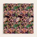 Rose Pink Garden Wood Wall Art Gallery Image 1