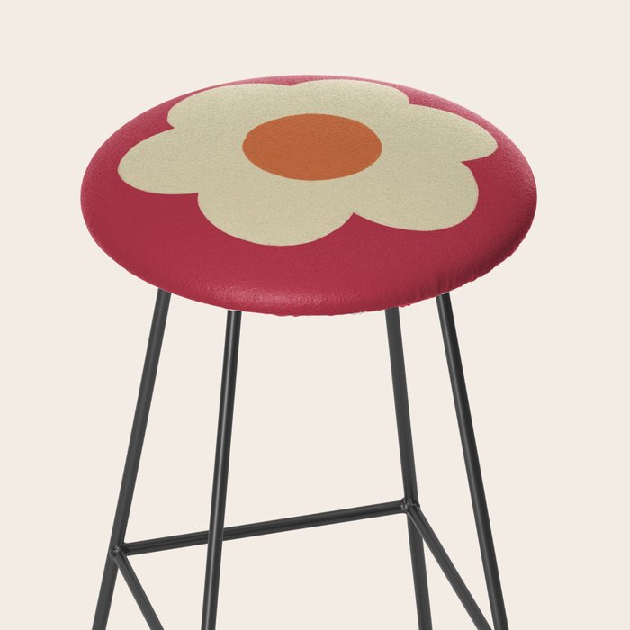 Magenta flower Stool Gallery Image 2