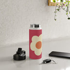 Magenta flower Water Bottle Gallery Image 4