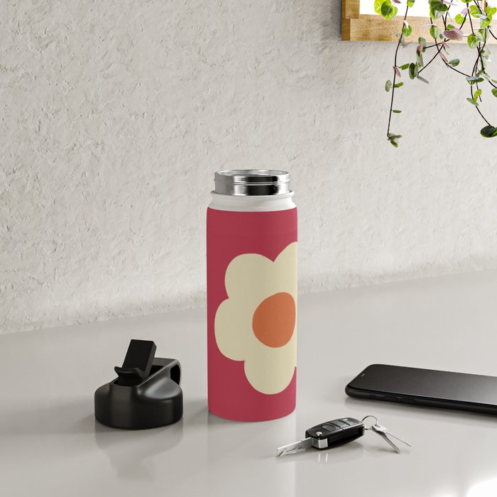 Magenta flower Water Bottle Gallery Image 4