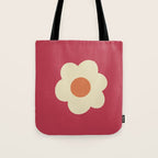 Magenta flower Tote Bag Gallery Image 1