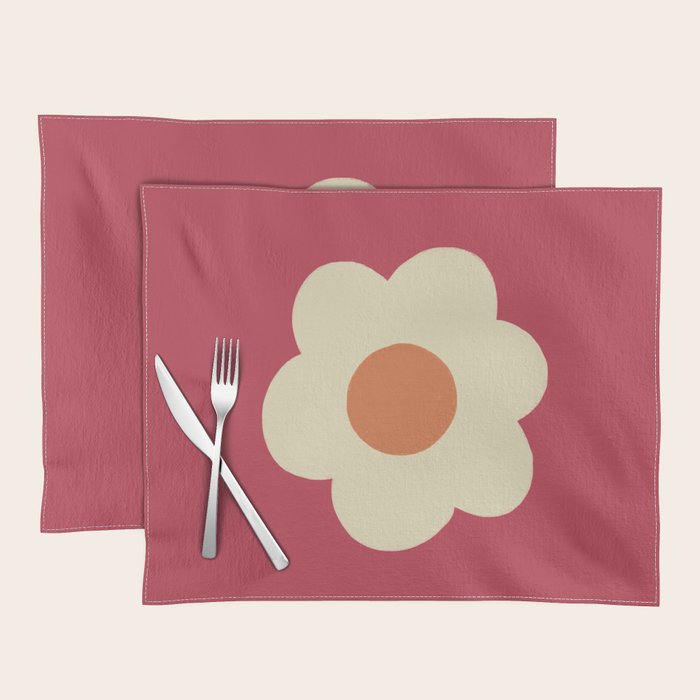 Magenta flower Placemat Gallery Image 1