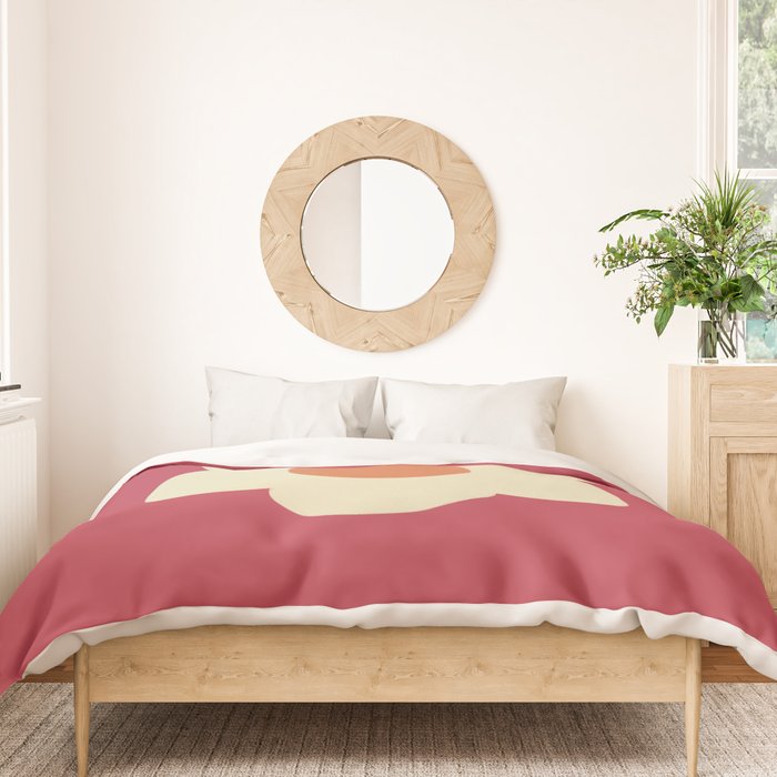 Magenta flower Duvet Cover Gallery Image 3