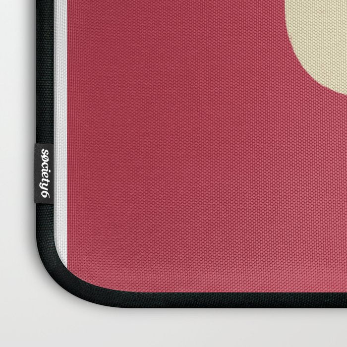 Magenta flower Laptop Sleeve Gallery Image 3