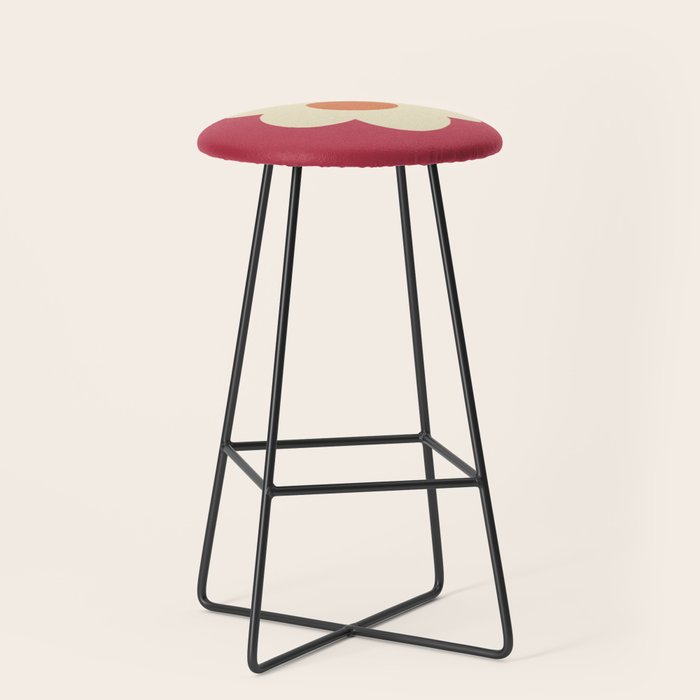 Magenta flower Stool Gallery Image 1