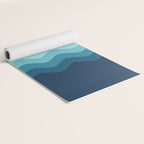 Abstract Landscape 14 Portrait Yoga Mat Gallery Image 2