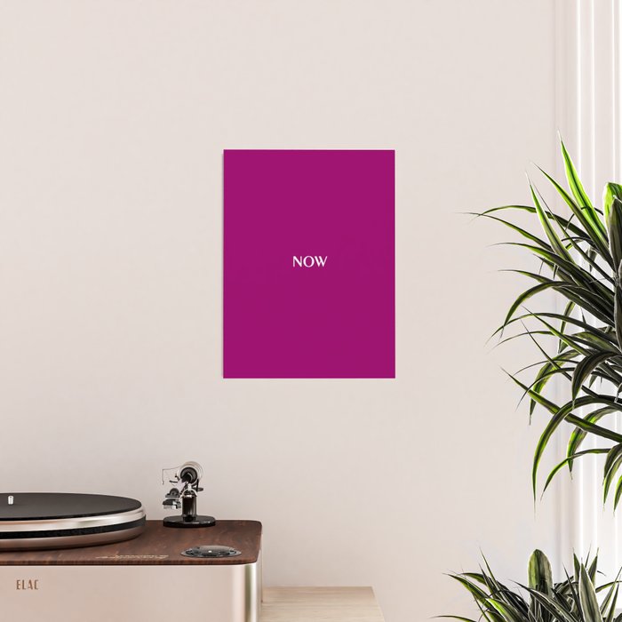 NOW MAGENTA SOLID COLOR Poster Gallery Image 2