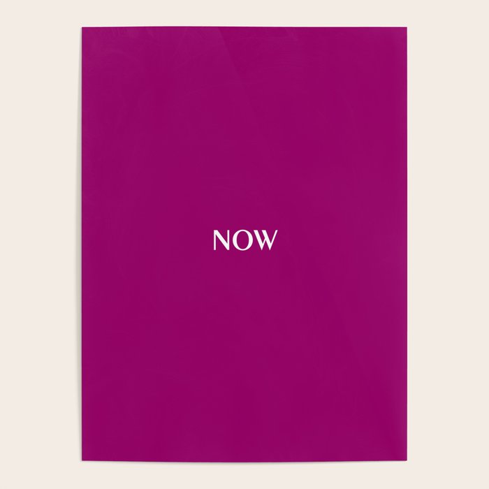 NOW MAGENTA SOLID COLOR Poster Gallery Image 4
