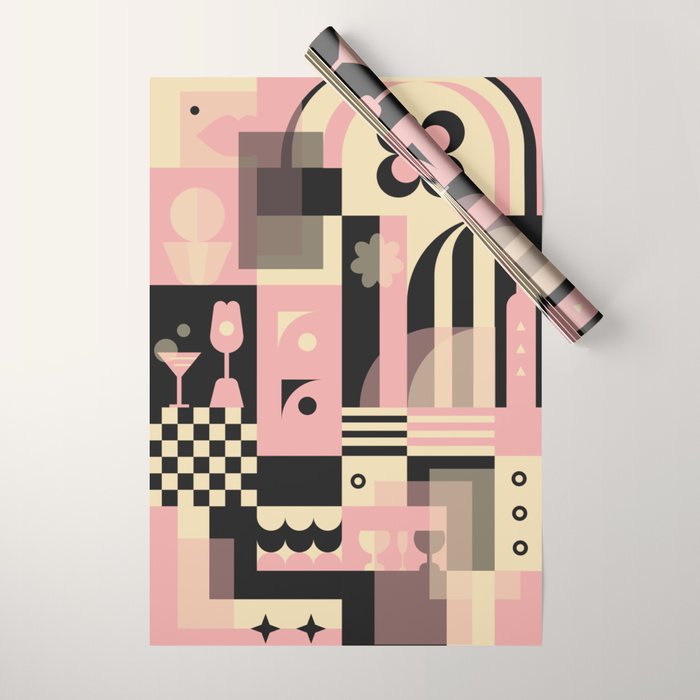 Midnight Lounge Wrapping Paper Gallery Image 1
