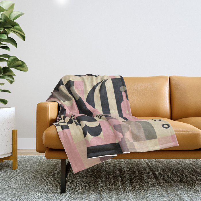Midnight Lounge Throw Blanket Gallery Image 1