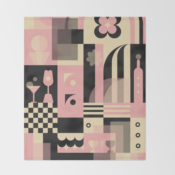 Midnight Lounge Throw Blanket Gallery Image 2