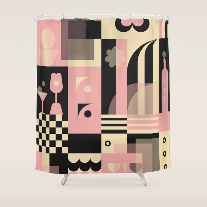 Midnight Lounge Shower Curtain Gallery Image 1