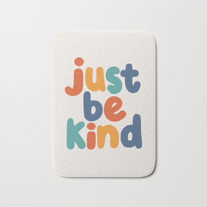 Just Be Kind Bath Mat Gallery Image 1