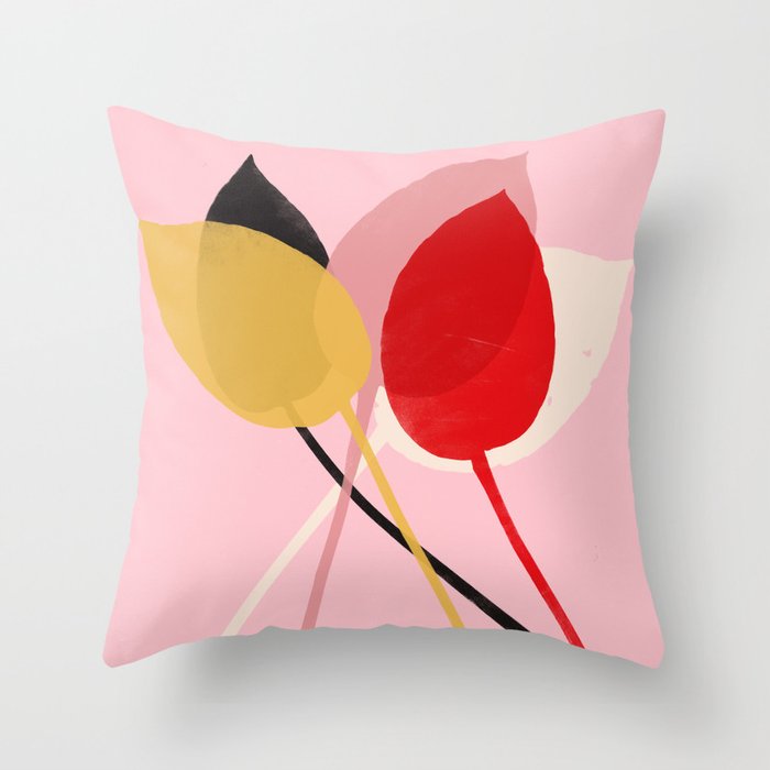 hosta 1 Throw Pillow Gallery Image 6