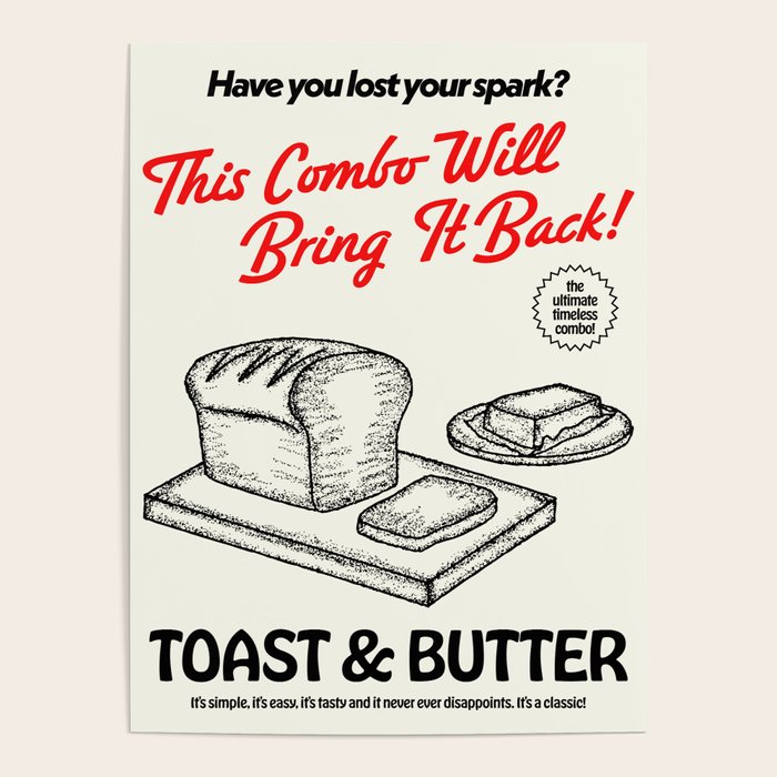 Toast and Butter Poster Gallery Image 1