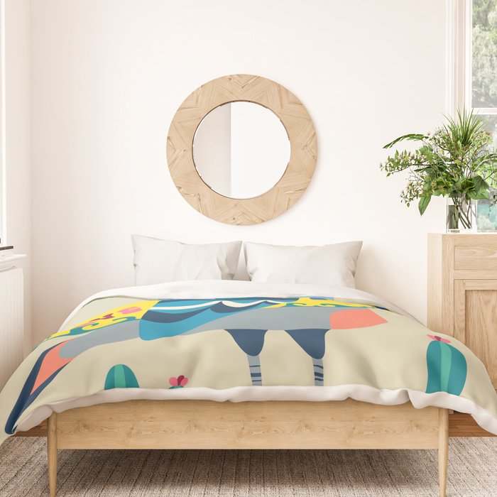 Surf Pigeon Duvet Cover Gallery Image 3