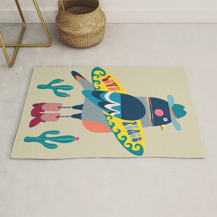 Surf Pigeon Rug Gallery Image 1