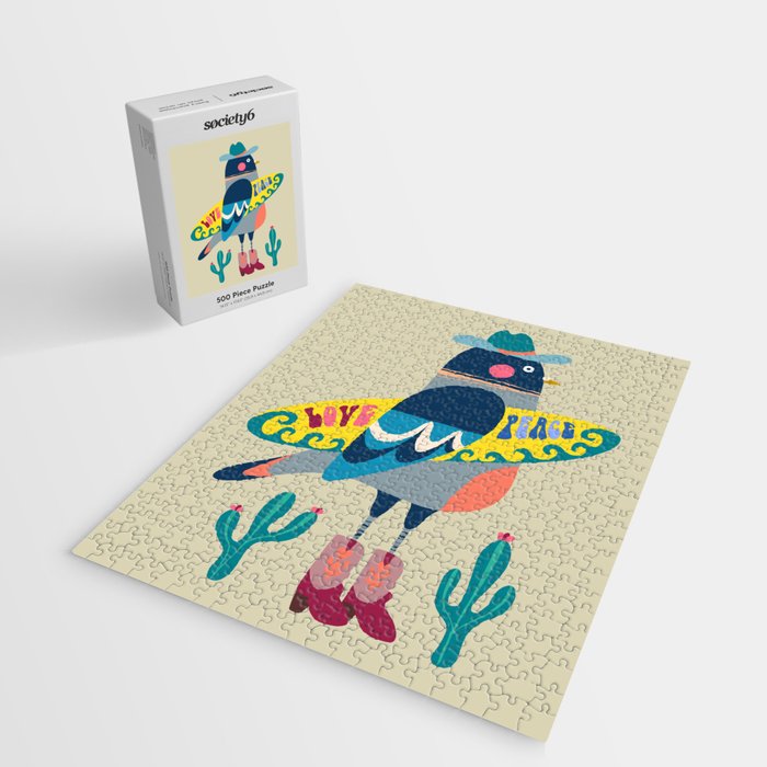 Surf Pigeon Jigsaw Puzzle Gallery Image 2