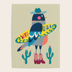 Surf Pigeon Poster Gallery Image 4