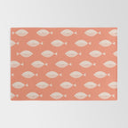 Sleepy Fish in Coral Blush Rug Gallery Image 2